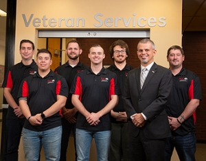 Kevin Wathen and Military Services Support Team